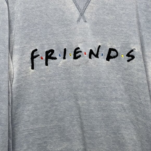 Friends Warner Bros Studio Tour Lightweight Sweatshirt Sky Blue M - Picture 2 of 8